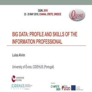 Big Data: Profile and Skills of the Information Professional.