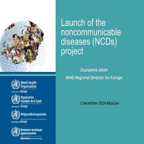 Presentation – Launch of the noncommunicable diseases project | PPTX