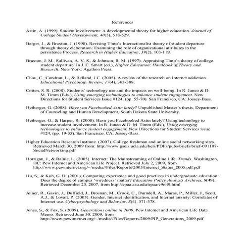 Brunel eLearning 2.0 Keynote Presentation References