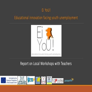 EiYou! European project - preventing school dropout
