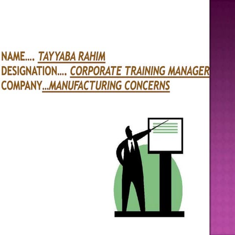 Presentation report writing skills....