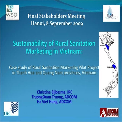 Challenges to Opportunities in Sustainable Sanitation and Water ...