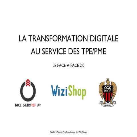 La transformation digitale au service des TPE/PME