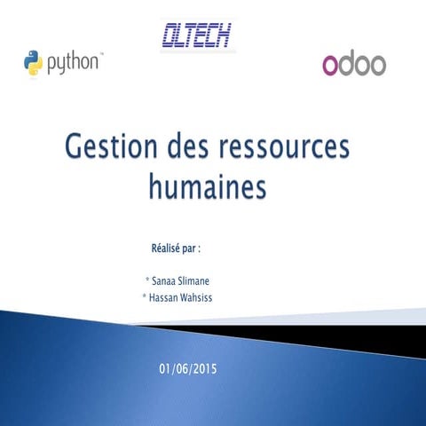 Presentation module HR et la gestion de la paie marocaine