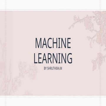 Presentations on machine learning in engineering.pptx