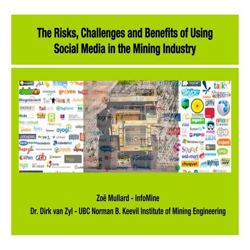 Presentation sdimi risks, challenges and benefits of social media 2011