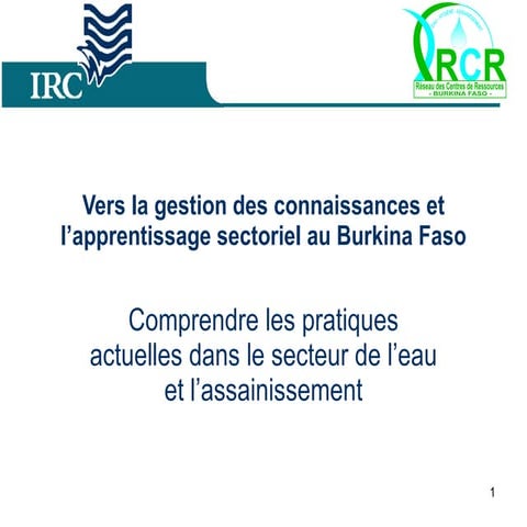 Presentation sector learning july 2011