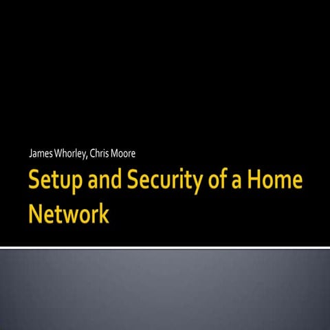 Setup and Security of Home Server
