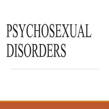 Sexual dysfunction | PPTX