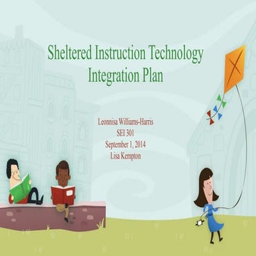 Presentation sheltered instruction technology integration plan
