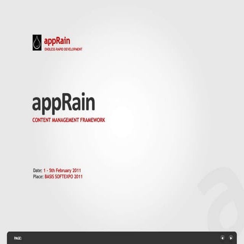 appRain CMF Presentation