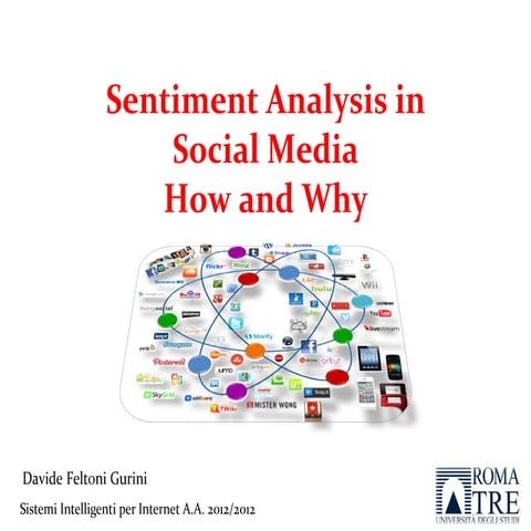 Sentiment Analysis and Social Media: How and Why