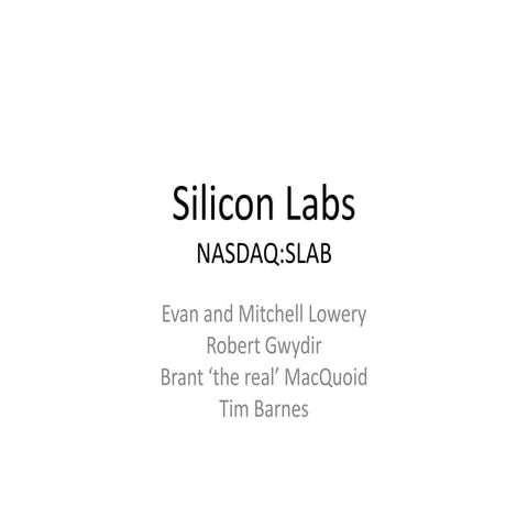Silicon Labs(SLAB)