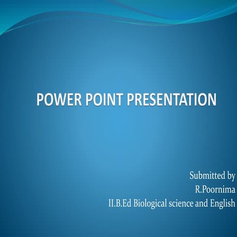 Presentation skill on my point of view