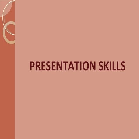 Presentation skill