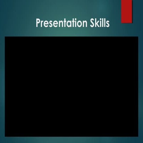 Presentation skills By Ajay Kumar Mohanty