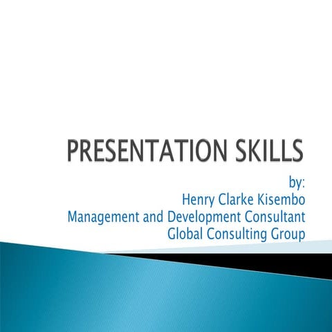Presentation skills