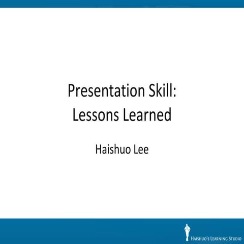 AIESEC Presentation Workshop