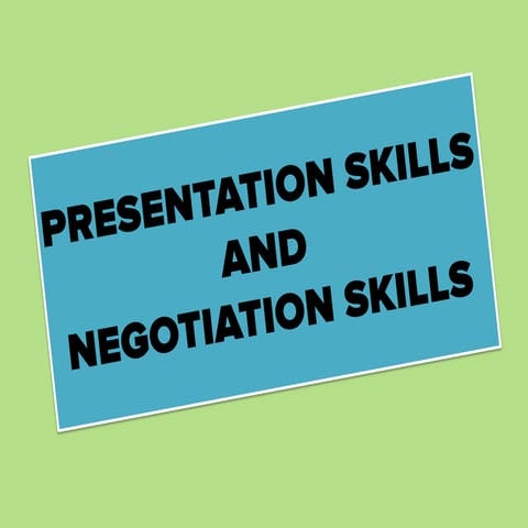 Presentation skills