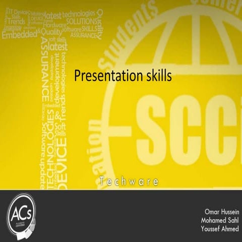 Presentation skills