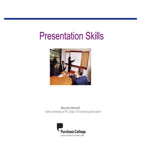 Presentation skills