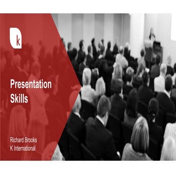 Presentation Skills