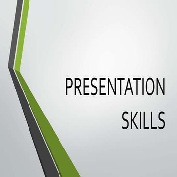 Presentationskills