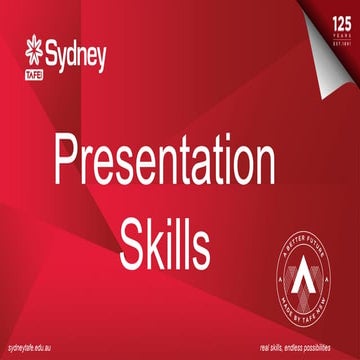 Presentation skills