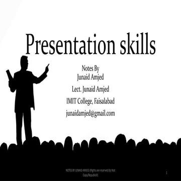 Presentation skills