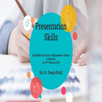 Presentation skills