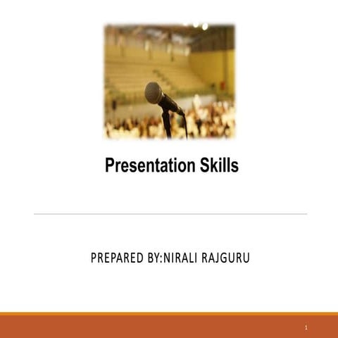 Professional Presentation skills