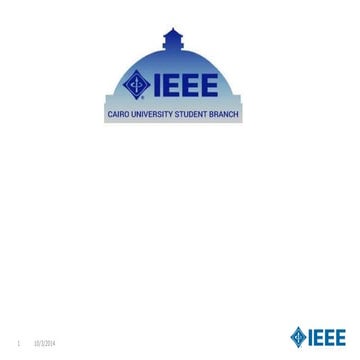 Presentation Skills .. IEEE CUSB