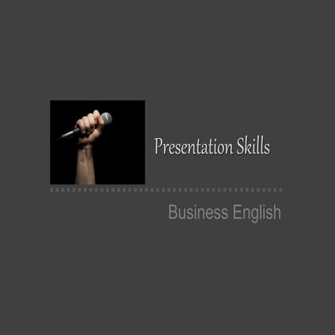 Presentation Skills
