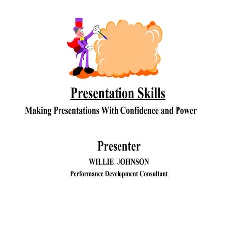 Presentation skills   the basics