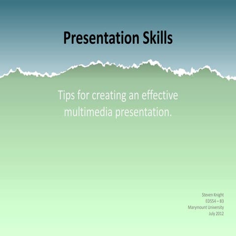 Presentation Skills 12
