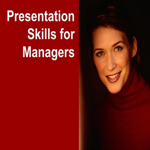 Presentation skills for managers