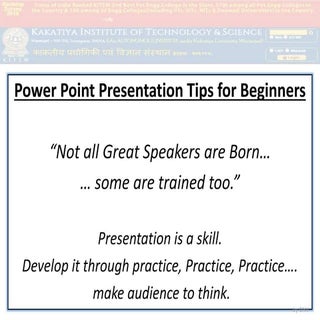 Presentation s kills tips