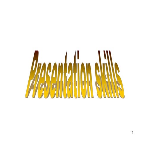 Presentation Skills Workshop PPT.ppt
