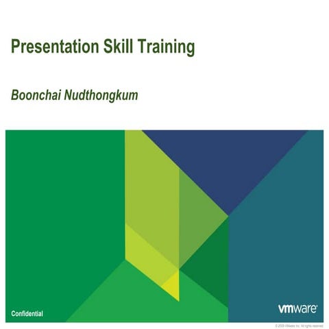 Presentation Skill Tips by Boonchai Nudthongkum