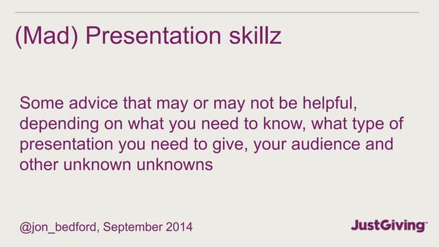 Top tips for awesome presentation skills 