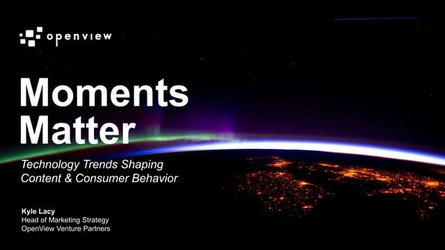 Moments Matter - Trends Changing Co...