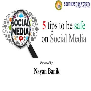 5 tips to be safe on social media