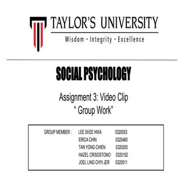 Presentation slide   video (assignment 3)