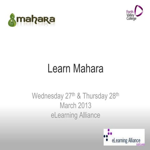 2 Day Mahara User Training 