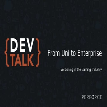 DevTalk: From Uni to Enterprise