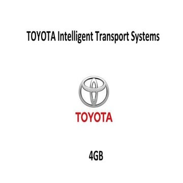Presentation slide toyota 4 gb