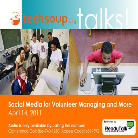 Social Media and Volunteers Webinar