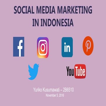 social media marketing presentation