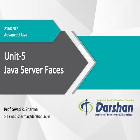 Java Server Faces (JSF) - Basics | PPT