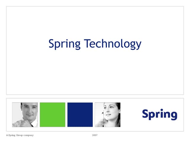 An Introduction to Spring Technology